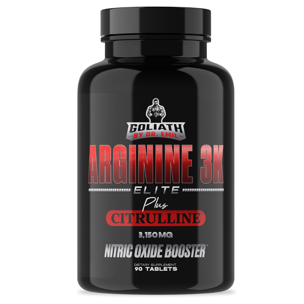 L-Arginine 3000mg Nitric Oxide Pre-Workout Supplement (Capsules)