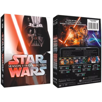 StarWar: Complete TV Series Seasons 1-9 (DVD 15-Disc Box Set)